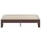 Flash Furniture Walnut Queen Size Solid Wood Platform Bed YKC-1090-Q-WAL-GG - alternate 4